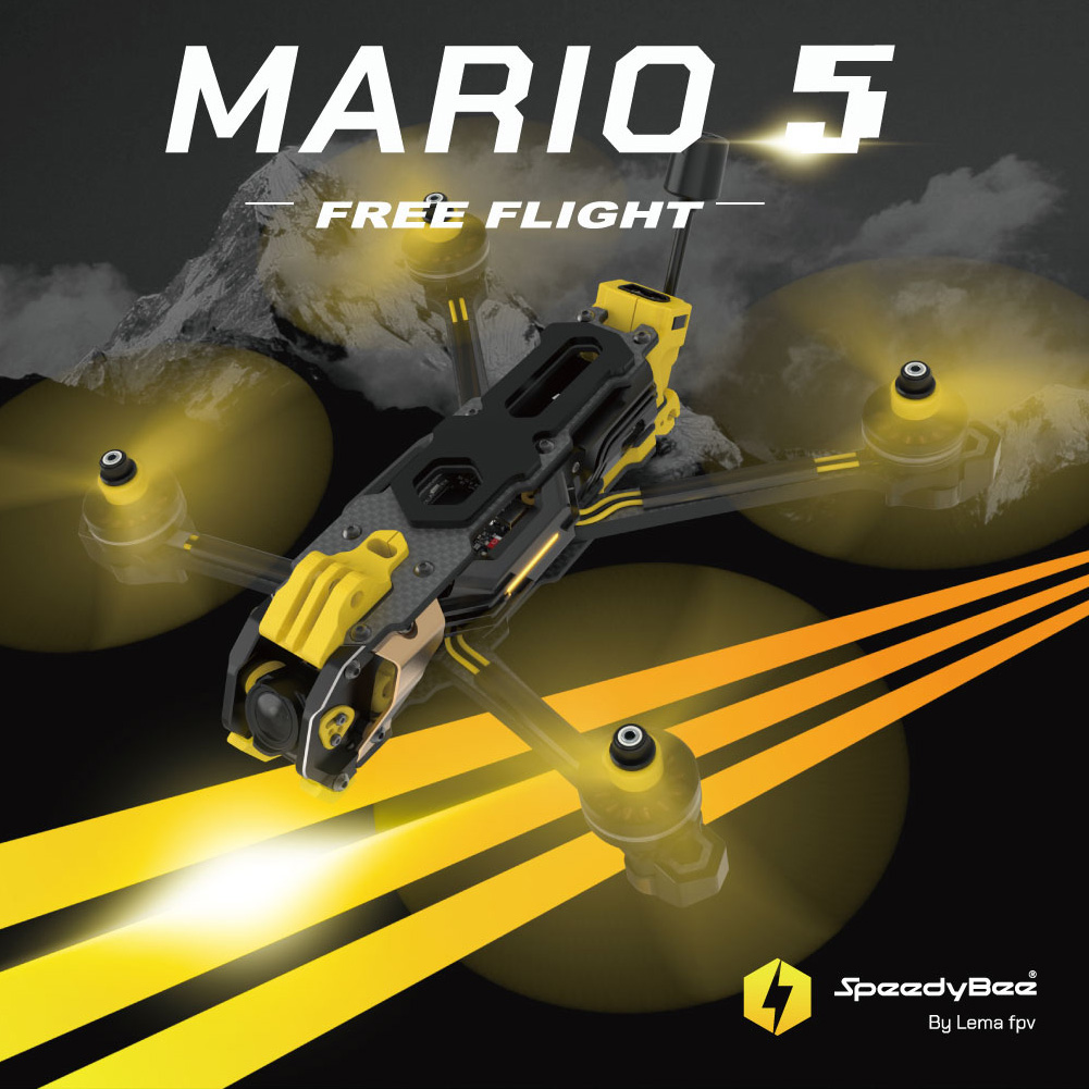 SpeedyBee Mario 5 Frame Versio - Foxeer Reaper Extreme 2.5W Vtx recensione e prezzo